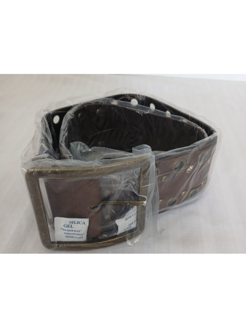Dolls Kill NEW Studded Belt Brown Double Punk Edgy Goth Emo